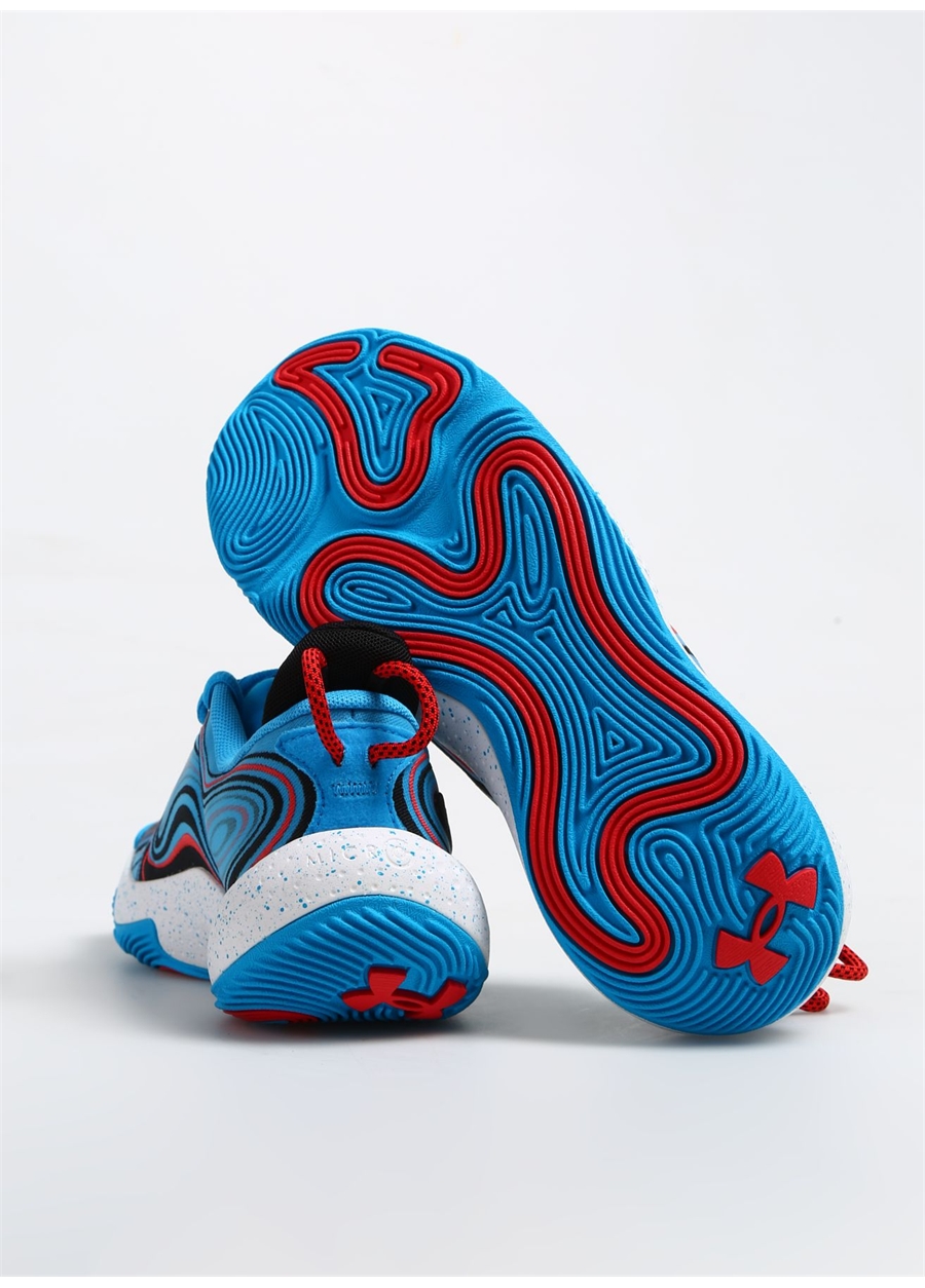 Under Armour 3027259-400 UA Spawn 6 MM Mavi Erkek Basketbol Ayakkabısı_3