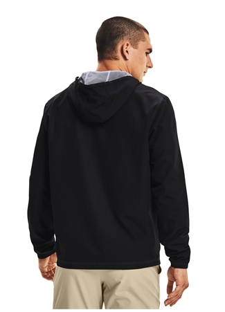 Under Armour Siyah Erkek Kapüşon Yaka Bol Kesim Rüzgarlık 1361621-003 UA SPORTSTYLE WINDBREAK_3