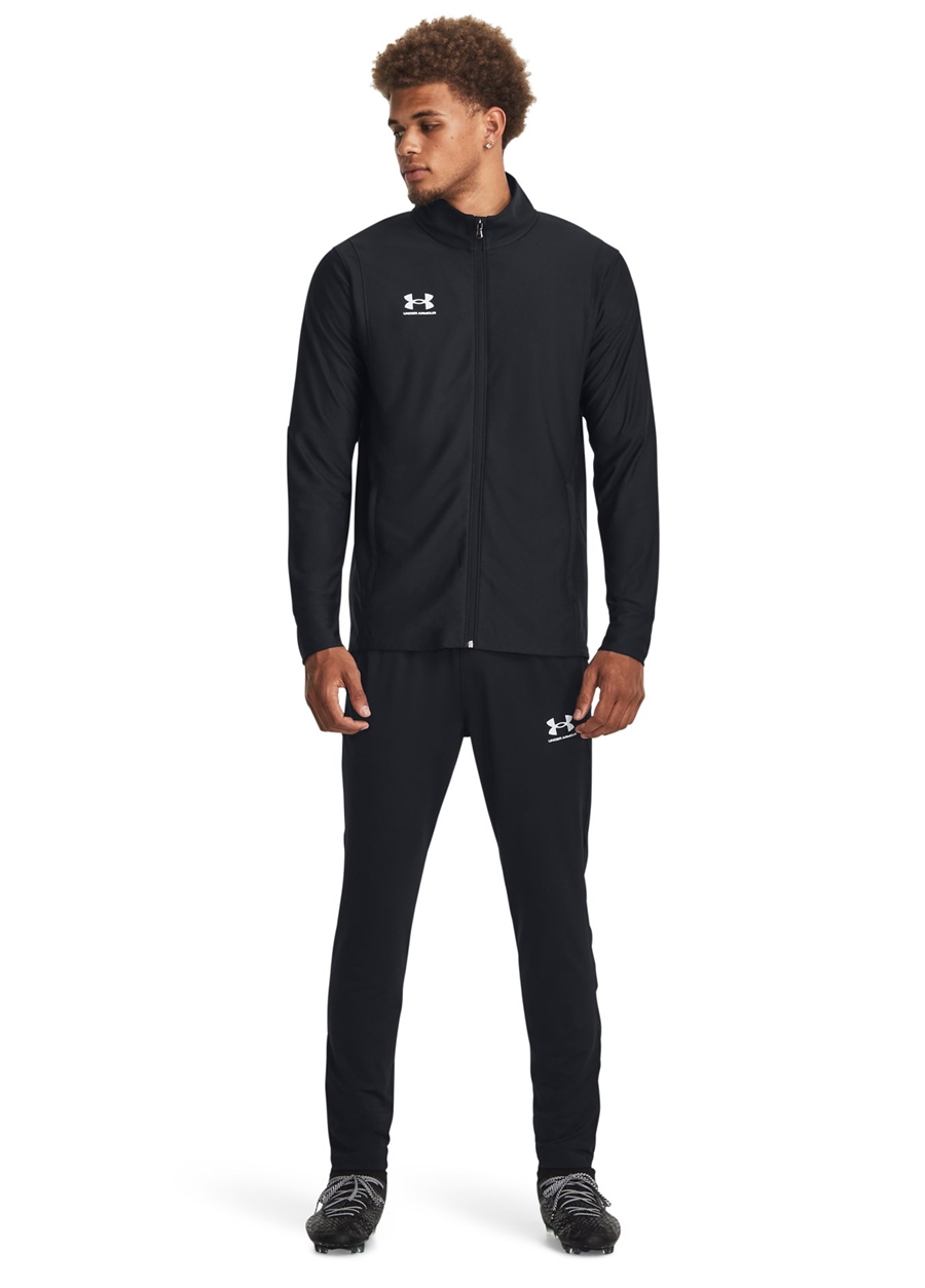 Under Armour 1379494-001 UA M's Ch. Track Siyah Erkek Fermuarlı Yaka Slim Fit Rüzgarlık_1