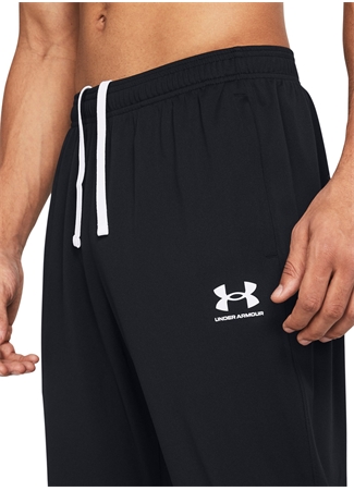 Under Armour 1382602-001 UA M's Ch. Pique Pant Siyah Erkek Slim Fit Eşofman Altı_3