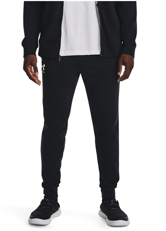 Under Armour Siyah Erkek Slim Fit Eşofman Altı 1380843-001 UA Rival Terry Jogger_0