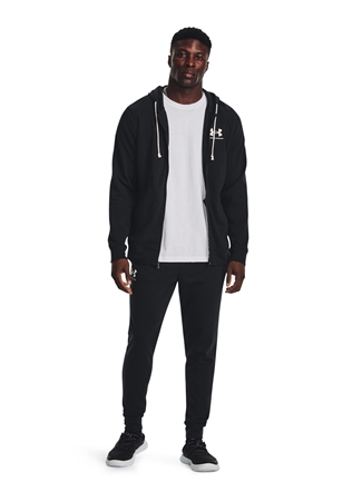 Under Armour Siyah Erkek Slim Fit Eşofman Altı 1380843-001 UA Rival Terry Jogger_1