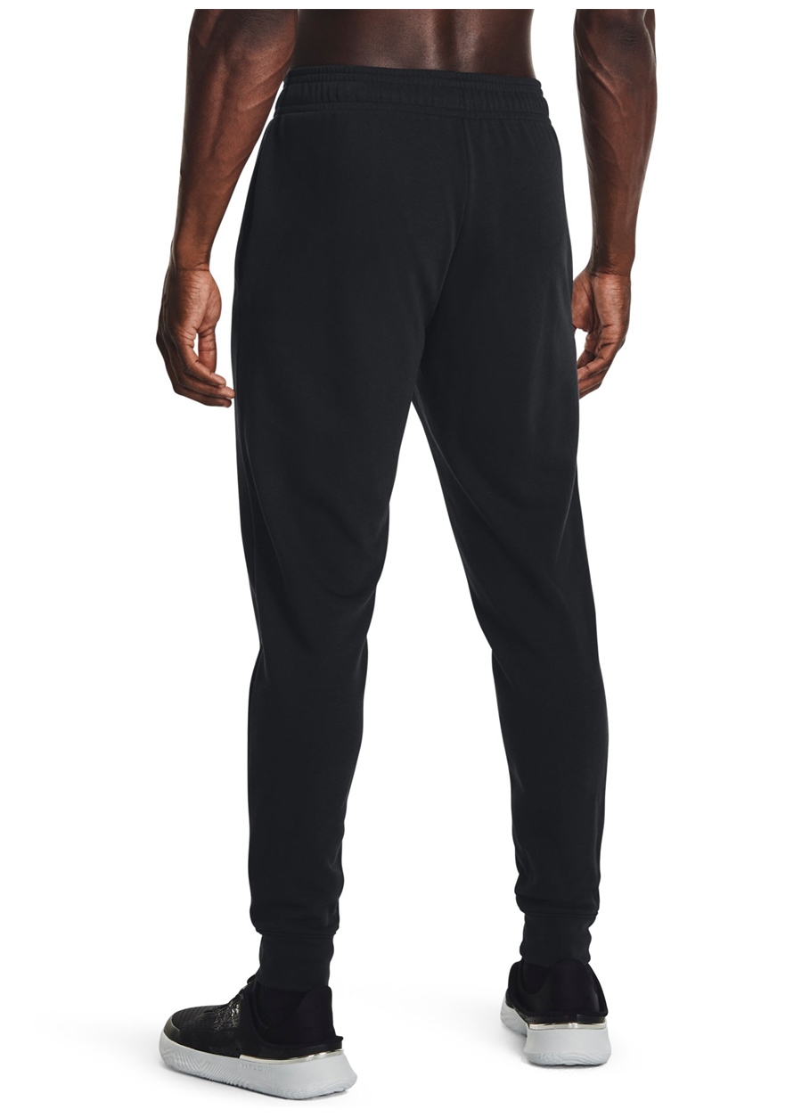 Under Armour Siyah Erkek Slim Fit Eşofman Altı 1380843-001 UA Rival Terry Jogger_3