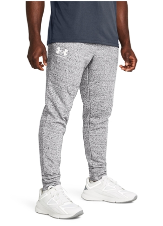 Under Armour Gri Erkek Slim Fit Eşofman Altı 1380843-011 UA Rival Terry Jogger