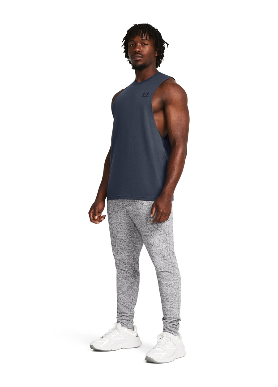 Under Armour Gri Erkek Slim Fit Eşofman Altı 1380843-011 UA Rival Terry Jogger_1