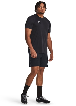 Under Armour 1379507-001 UA M's Ch. Knit Short Siyah Erkek Slim Fit Şort_1