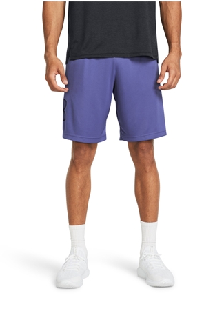 Under Armour 1306443-561 UA TECH GRAPHIC SHORT Mor Erkek Oversize Şort_1