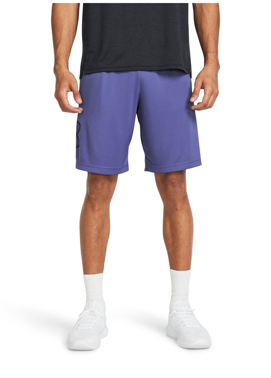 Under Armour 1306443-561 UA TECH GRAPHIC SHORT Mor Erkek Oversize Şort_1