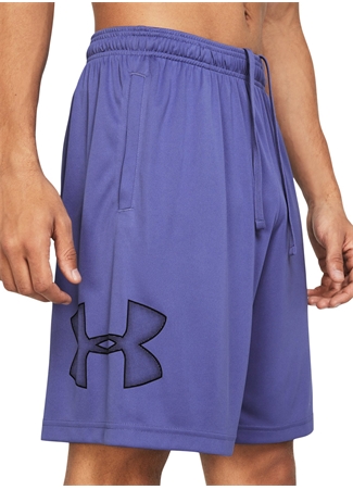 Under Armour 1306443-561 UA TECH GRAPHIC SHORT Mor Erkek Oversize Şort_2