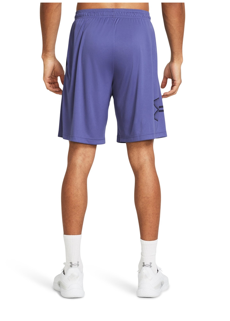 Under Armour 1306443-561 UA TECH GRAPHIC SHORT Mor Erkek Oversize Şort_3