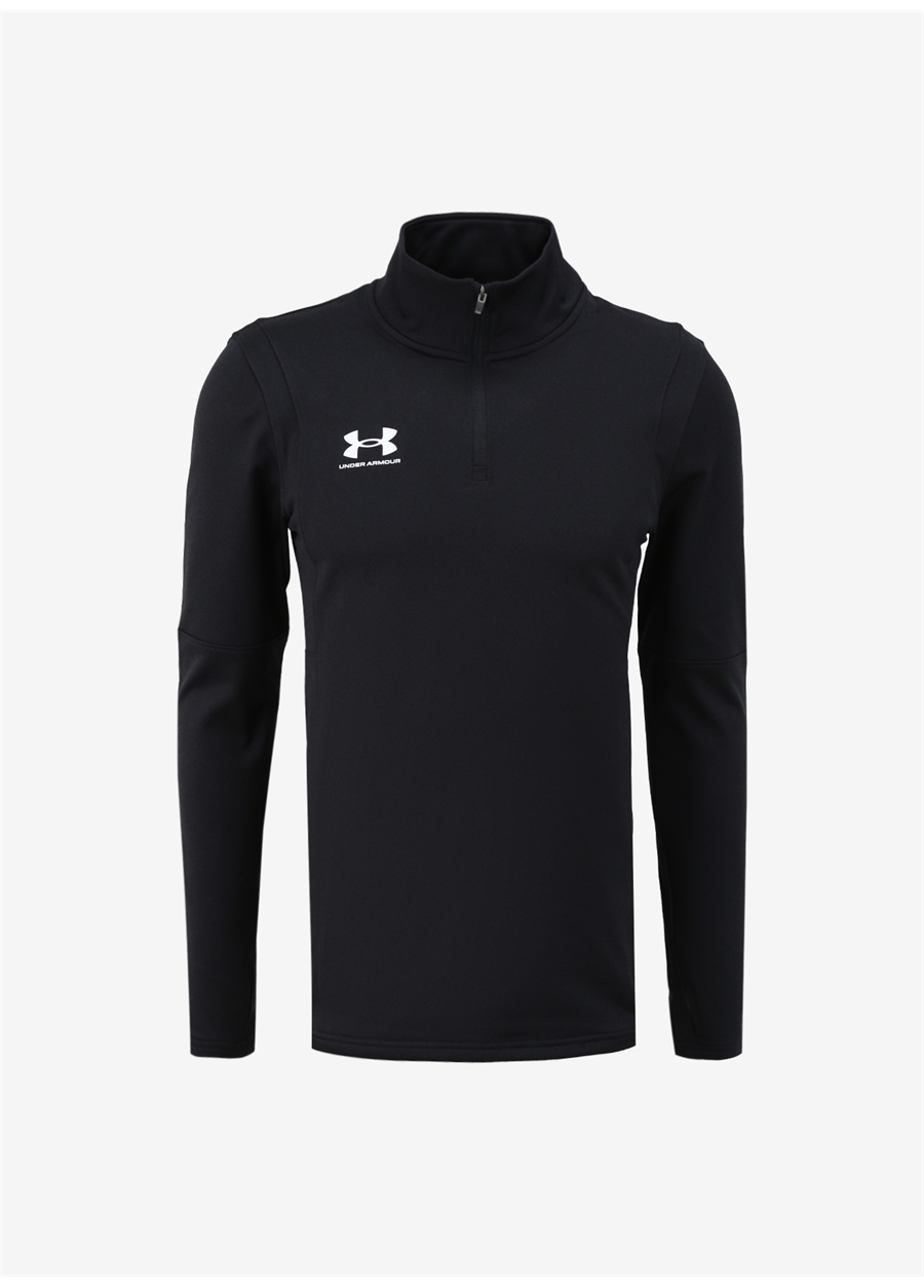 Under Armour 1379588-001 UA M's Ch. Midlayer Siyah Slim Fit Erkek Zip Ceket_7