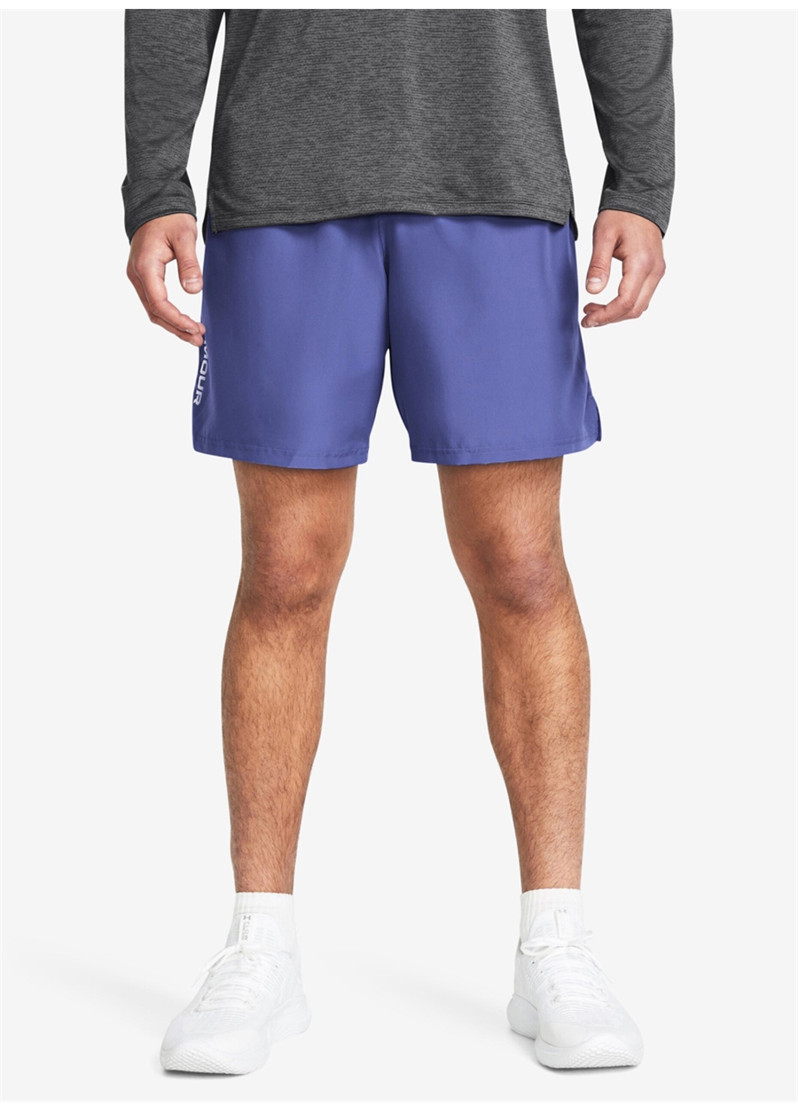 Under Armour 1383356-561 UA Woven Wdmk Shorts Mor Erkek Oversize Şort_1