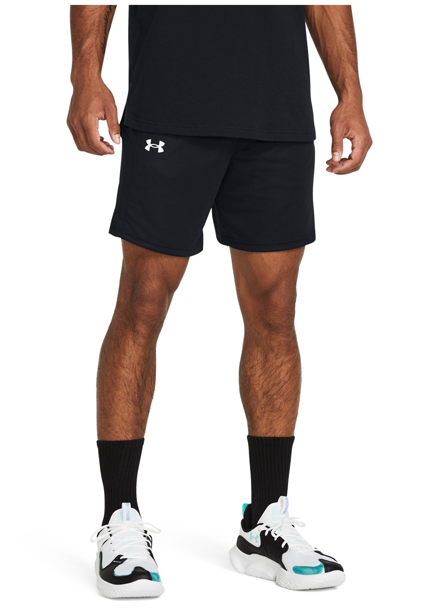 Under Armour 1383389-001 UA Baseline Short Siyah Erkek Oversize Şort_1