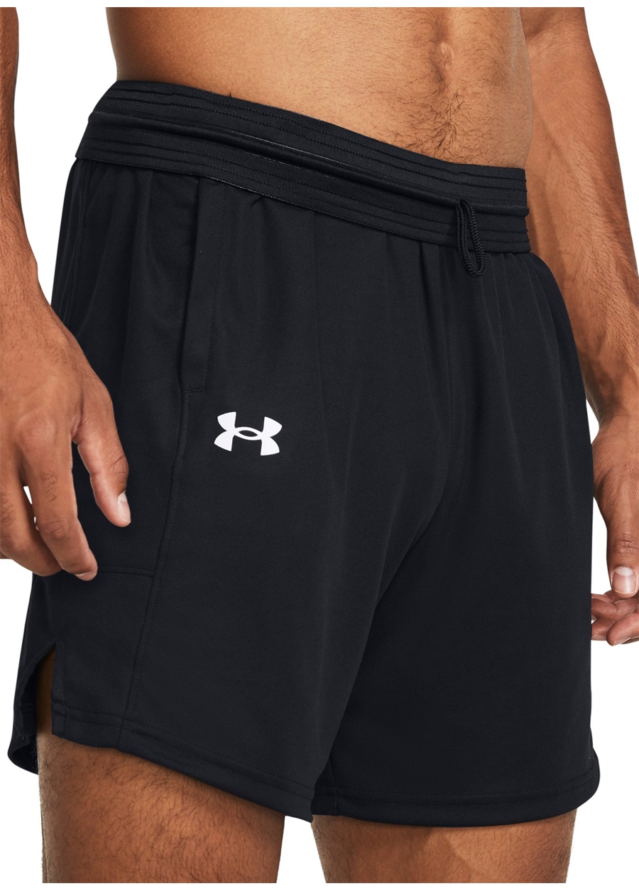 Under Armour 1383389-001 UA Baseline Short Siyah Erkek Oversize Şort_2