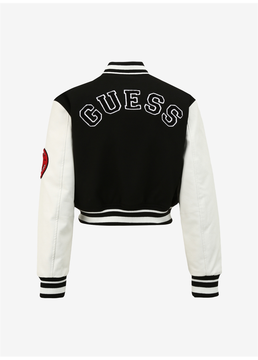 Guess Bomber Siyah Kadın Ceket W4RL56KCD20-JBLK_1