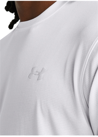 Under Armour 1382582-100 UA Launch Shortsleeve Beyaz Erkek T-Shirt_1