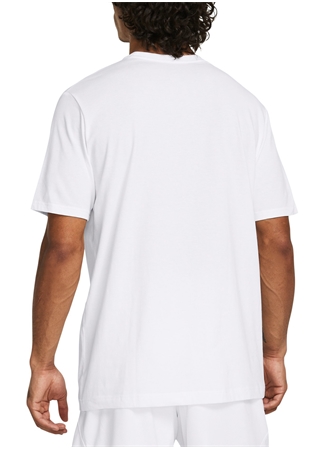 Under Armour 1383382-100 Curry Champ Mindset Tee Beyaz Erkek Bisiklet Yaka Oversize T-Shirt_1