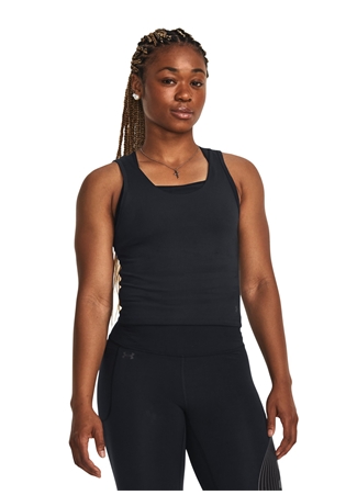 Under Armour 1379046-001 Motion Tank Siyah Kadın Klasik Yaka Slim Fit Atlet_1