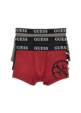 Guess Kırmızı - Siyah Erkek Boxer U4RG04K6YW0-F90Q_2