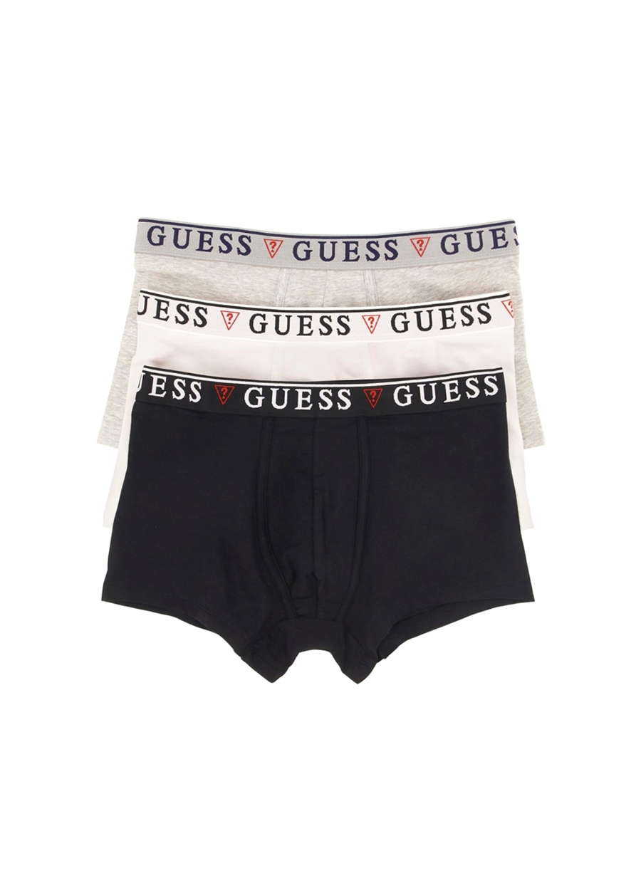 Guess Siyah - Beyaz Erkek Boxer U97G01KCD31-F017_2