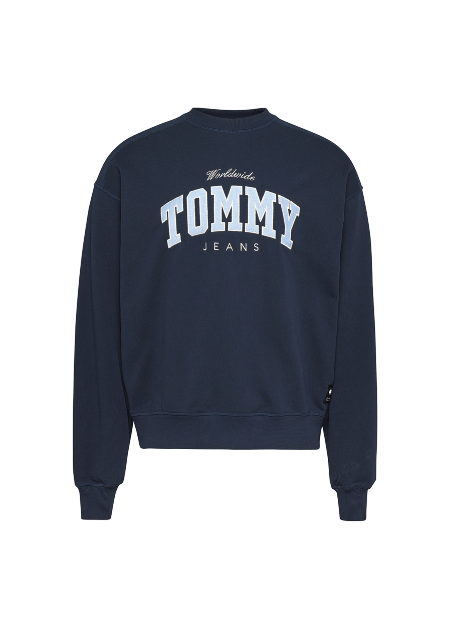 Tommy Jeans Lacivert Erkek Sweatshırt DM0DM18386C1G_4