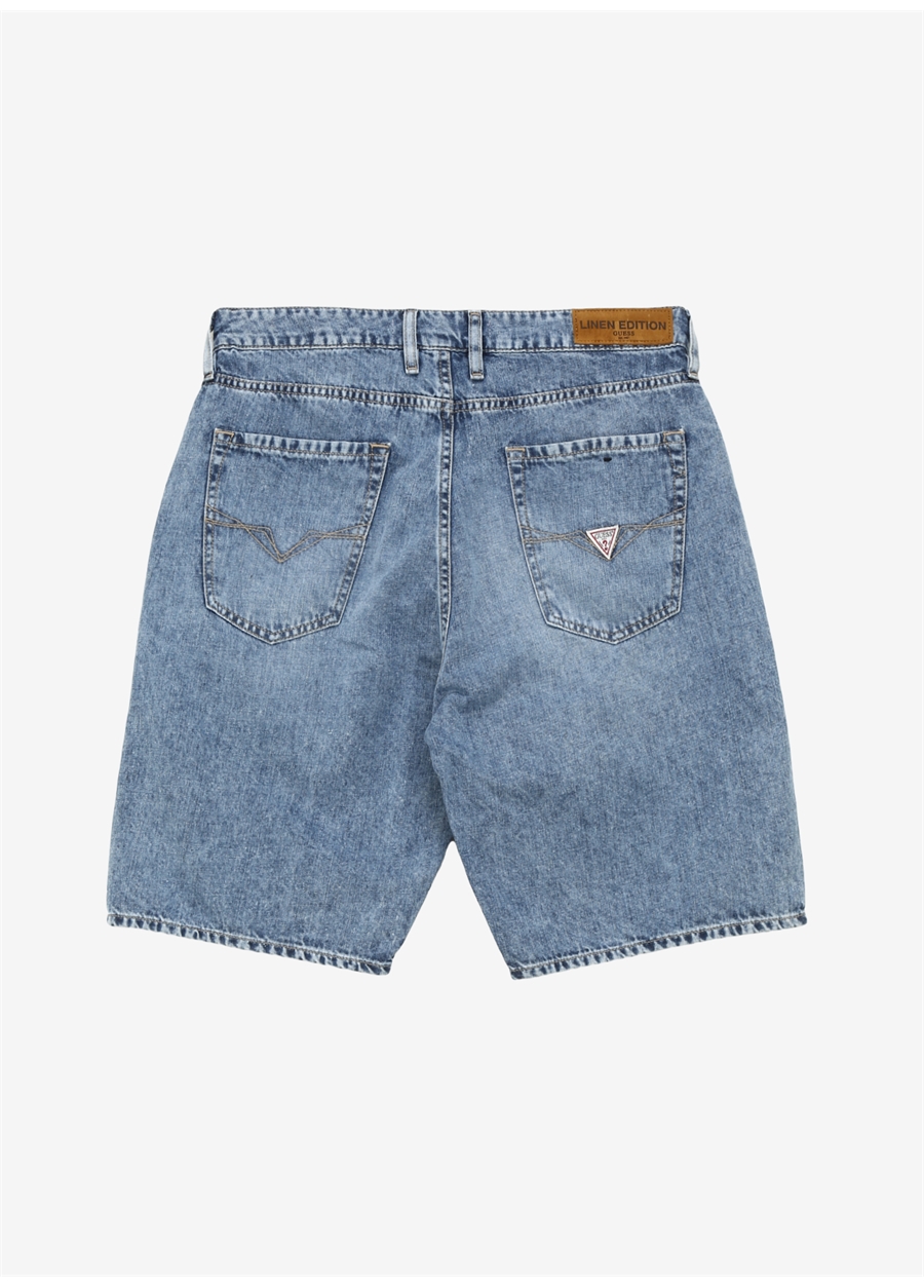 Guess RODEO SHORT-ECO C Normal Bel Mavi Erkek Denim Şort M4GD27D5AY2EXPE_1