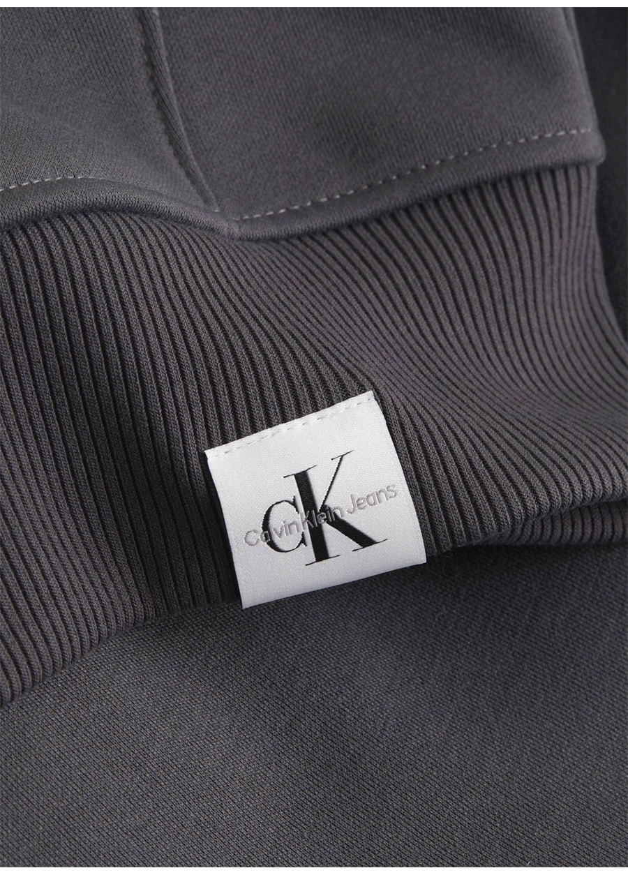 Calvin Klein Jeans Kapüşon Yaka Koyu Gri Erkek Sweatshırt J30J324619PSM_3