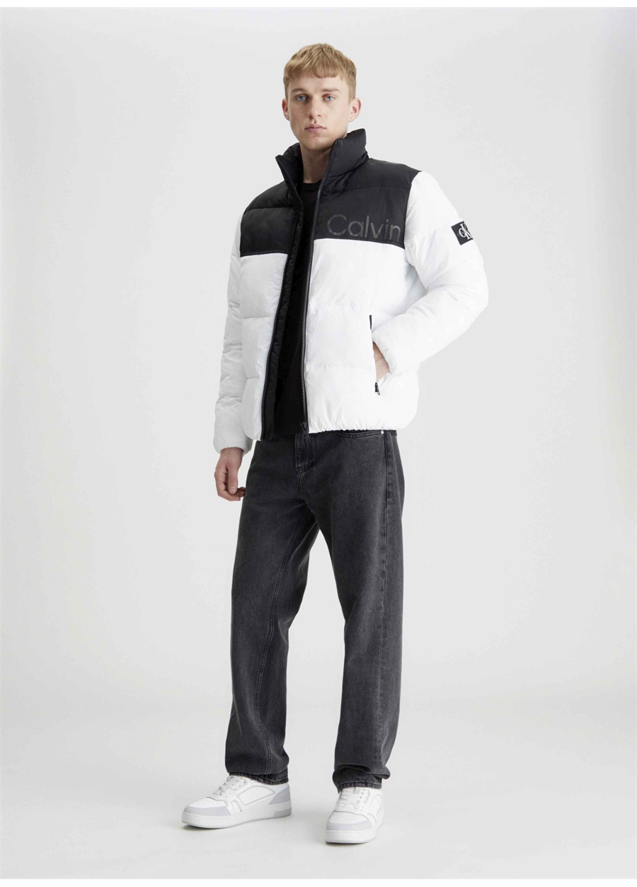 Calvin Klein Jeans Beyaz Erkek Mont J30J324667YAF