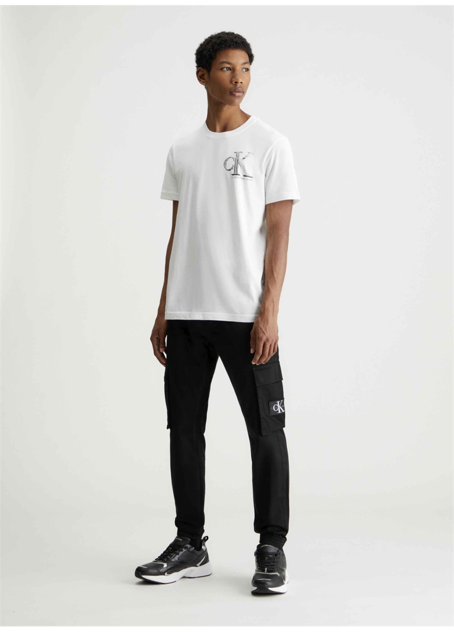 Calvin Klein Jeans Siyah Erkek Kargo Pantolon J30J324696BEH