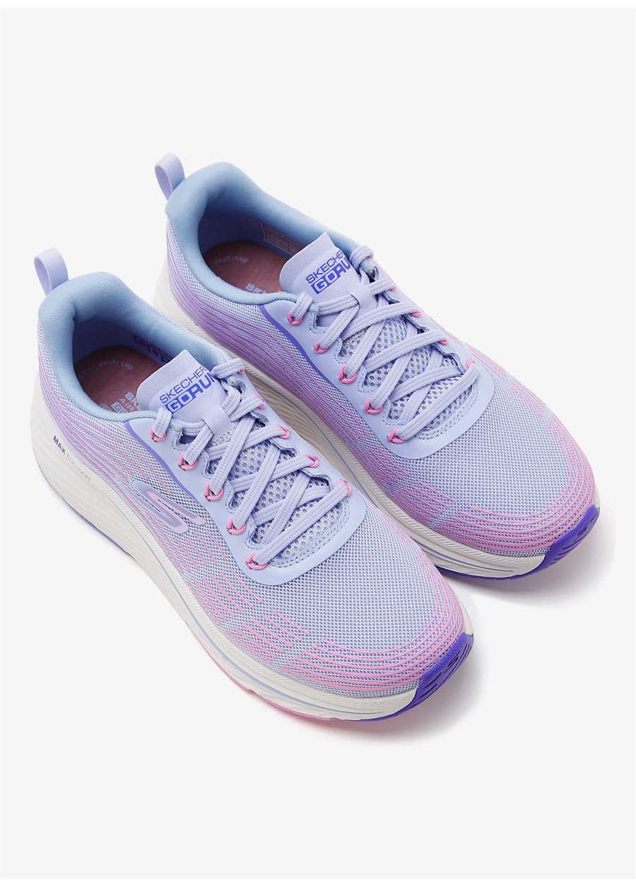 Skechers 129600 BKPR MAX CUSHİONİNG ELİTE 2. Siyah - Mor Kadın Koşu Ayakkabısı_8