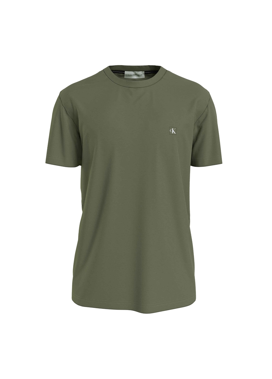 Calvin Klein Jeans Düz Koyu Yeşil Erkek T-Shirt J30J325268LDY