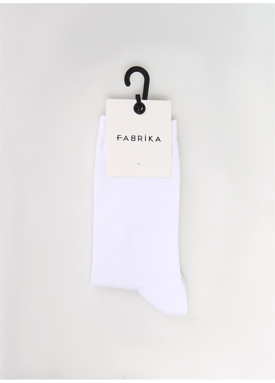 Fabrika Beyaz Kadın Soket Çorap SKT-ROT-2