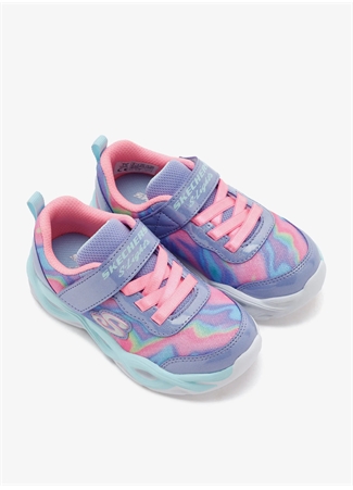 Skechers Kız Bebek Yürüyüş Ayakkabısı 303716N PWMT-Twisty Glow Sorbt Swrl_5