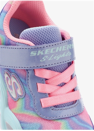 Skechers Kız Bebek Yürüyüş Ayakkabısı 303716N PWMT-Twisty Glow Sorbt Swrl_6