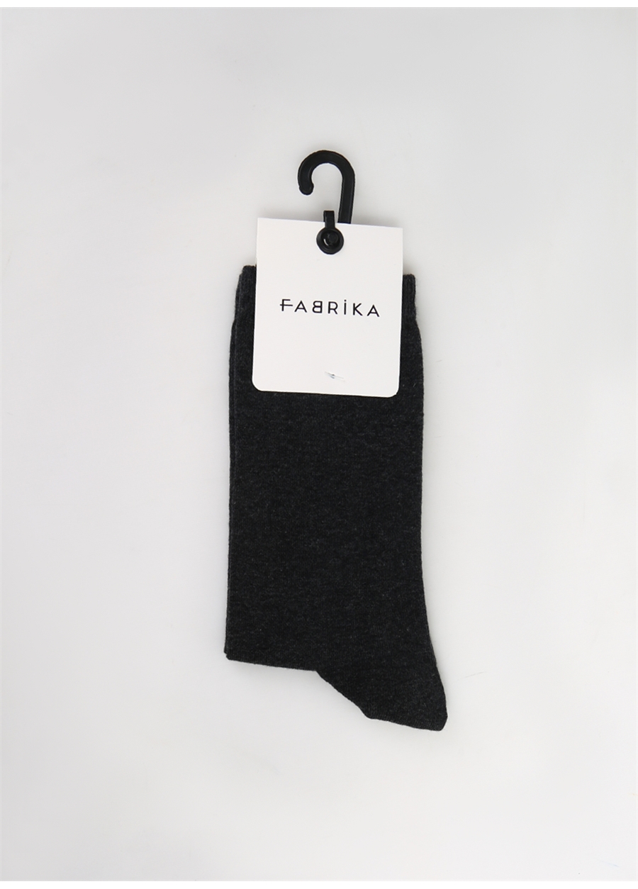 Fabrika Antrasit Kadın Soket Çorap SKT-ROT-2
