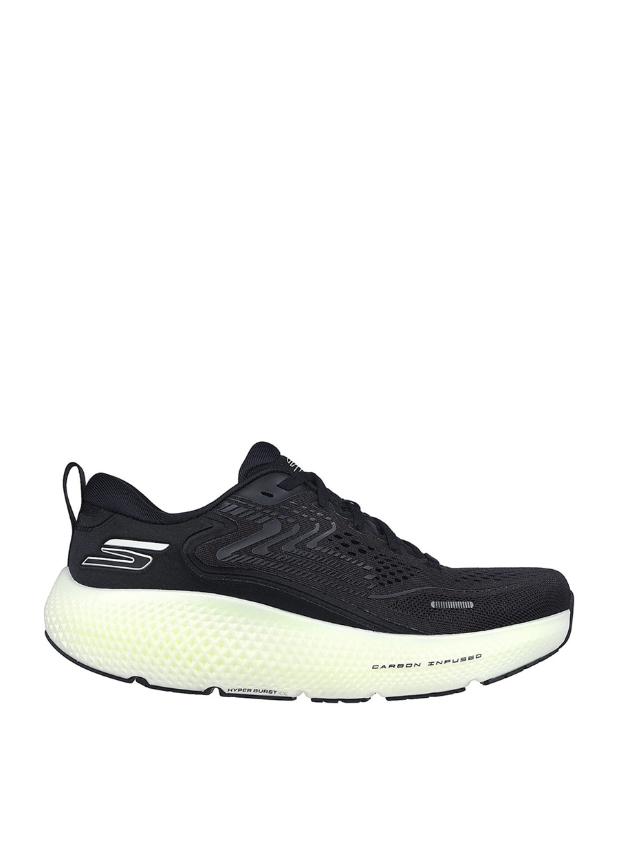 Skechers Siyah - Yeşil Erkek Koşu Ayakkabısı 246078 BKLM GO RUN MAX ROAD 6