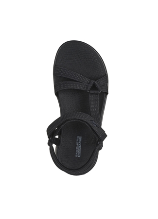 Skechers Siyah Kadın Sandalet 141451 BBK GO WALK FLEX_3