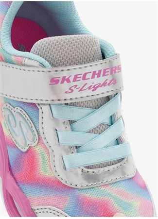 Skechers Çok Renkli Bebek Yürüyüş Ayakkabısı 303716N SMLT-Twisty Glow Sorbt Swrl_3