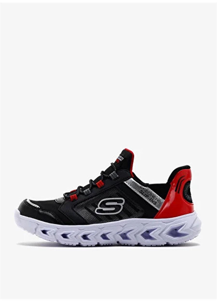 Skechers Siyah Erkek Çocuk Yürüyüş Ayakkabısı 403843L BKRD-Hypno-Flash 2.0 Odelux
