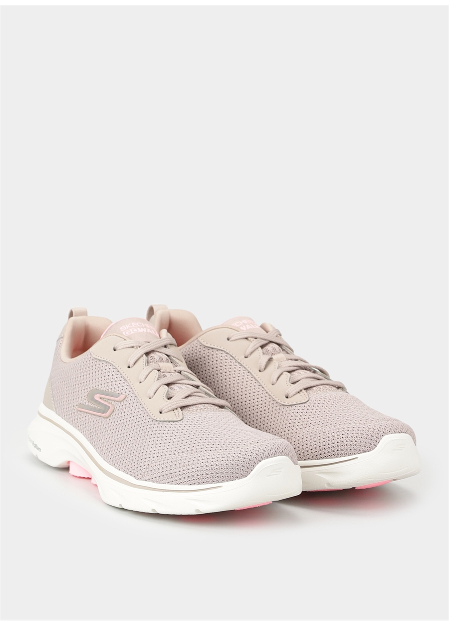 Skechers Bej - Pembe Kadın Yürüyüş Ayakkabısı 125207 TPPK GO WALK 7 - CLEAR PATH_2