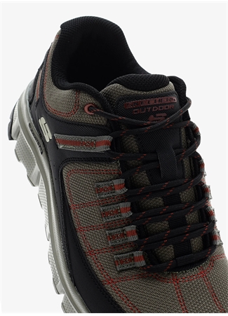 Skechers Yeşil - Siyah Erkek Yürüyüş Ayakkabısı 237620 OLBK SUMMİTS AT-UPPER DRAF_2