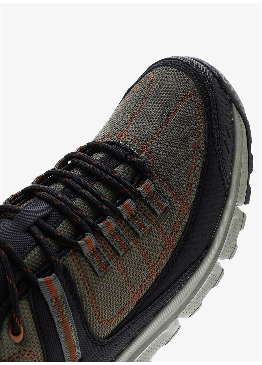 Skechers Yeşil - Siyah Erkek Yürüyüş Ayakkabısı 237620 OLBK SUMMİTS AT-UPPER DRAF_3