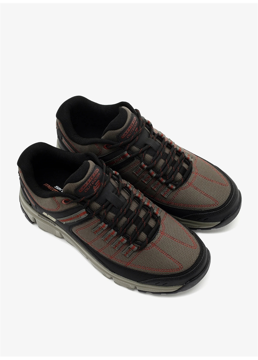 Skechers Yeşil - Siyah Erkek Yürüyüş Ayakkabısı 237620 OLBK SUMMİTS AT-UPPER DRAF_8