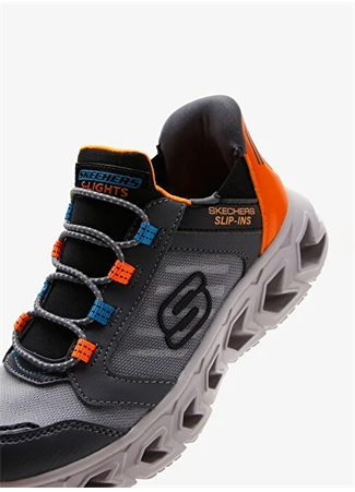 Skechers Gri Erkek Çocuk Yürüyüş Ayakkabısı 403843L CCOR-Slip-İns Hypno-Flash_4