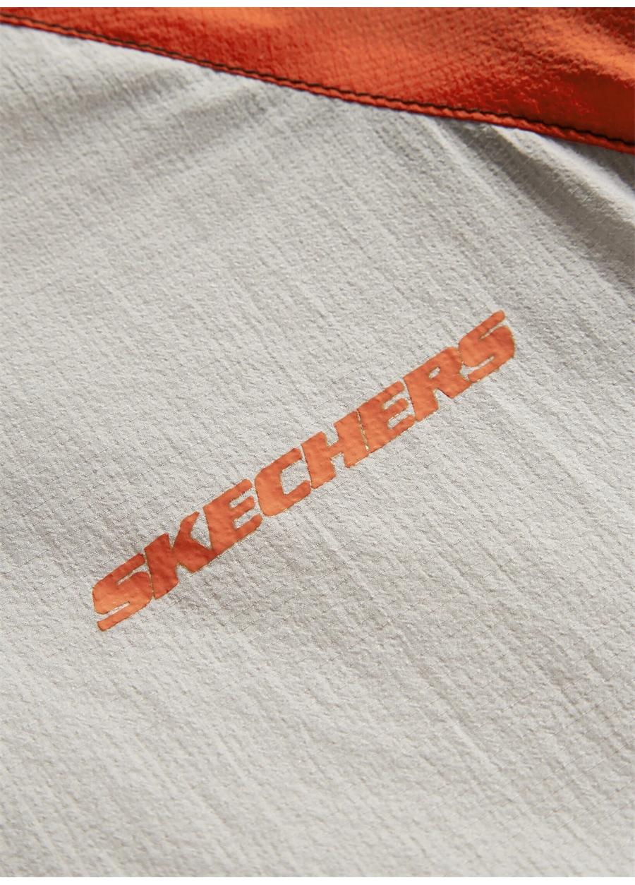 Skechers Siyah Erkek Dik Yaka Oversized Zip Ceket S241052-001 Outerwear M Hooded Jac_9