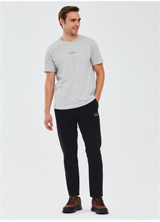 Skechers Gri Melanj Erkek Bisiklet Yaka Regular Fit T-Shirt S241007-036 Essential M_2