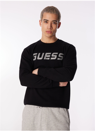 Guess Siyah Bisiklet Yaka Sweatshirt Z4RQ13KBK32JBLK-LUGH CN SWEATSHIRT_0