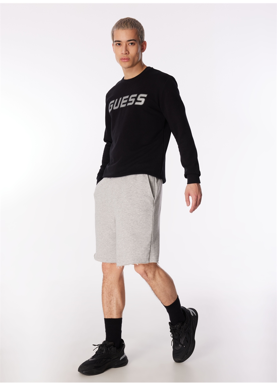 Guess Siyah Bisiklet Yaka Sweatshirt Z4RQ13KBK32JBLK-LUGH CN SWEATSHIRT_1