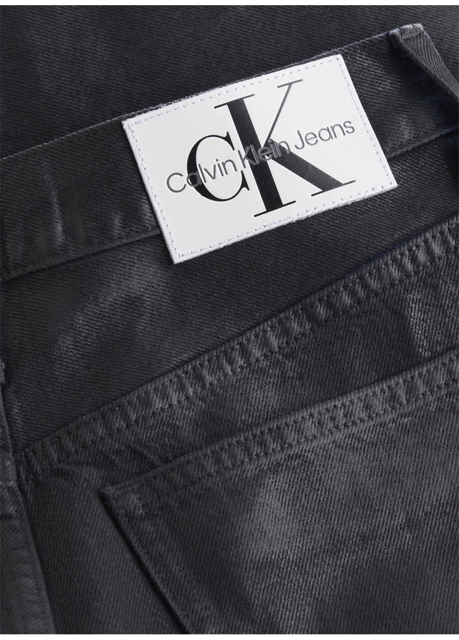 Calvin Klein Jeans Yüksek Bel Normal Siyah Kadın Pantolon J20J2224311BY_2