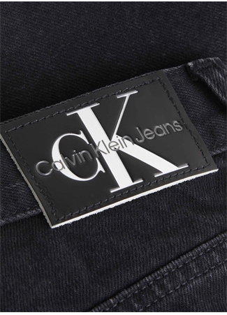 Calvin Klein Jeans Yüksek Bel Normal Siyah Kadın Denim Şort J20J2228121BY_1